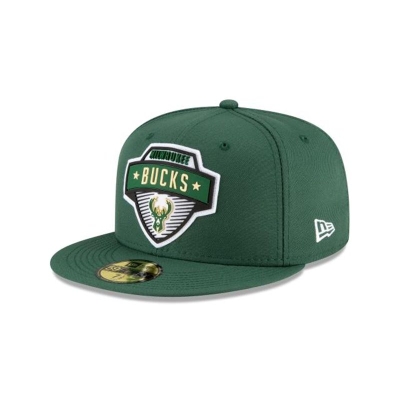 Sapca New Era Milwaukee Bucks NBA Tip Off Edition 59FIFTY Fitted - Verzi